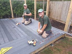 Garden Hoppers Team Composite Decking